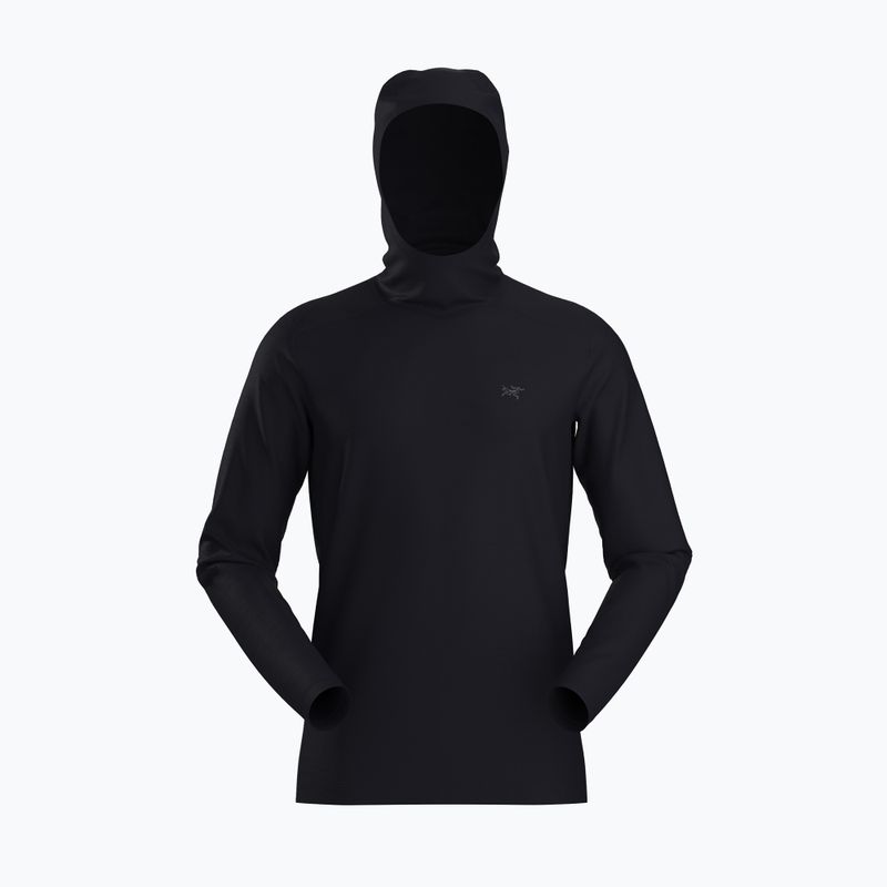 Férfi Arcteryx Ionoa Merino Wool Hoody trekking pulóver fekete