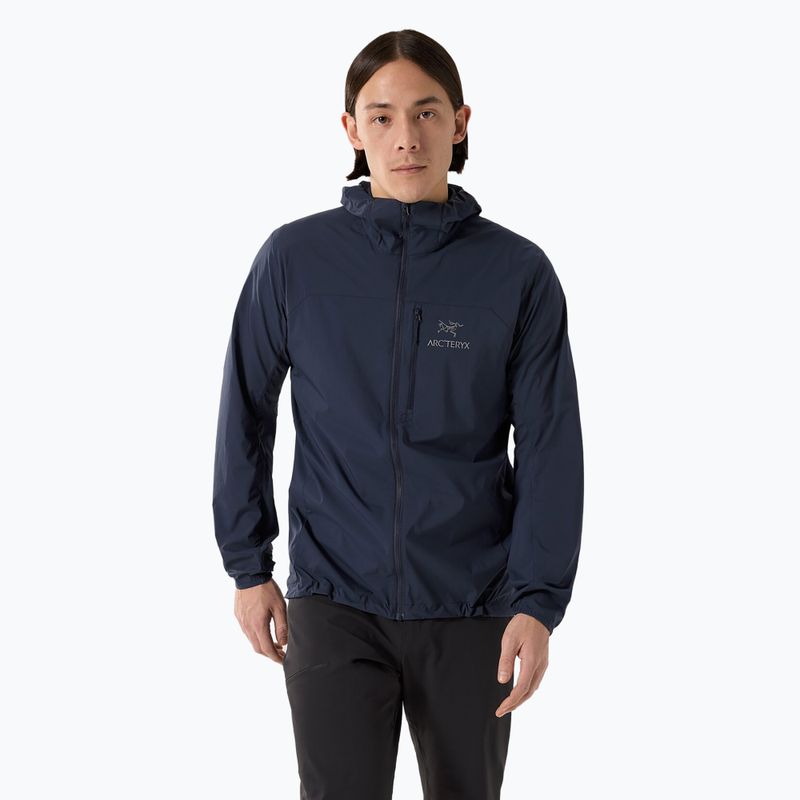 Férfi Arc'teryx Squamish Hoody fekete zafír szélkabát