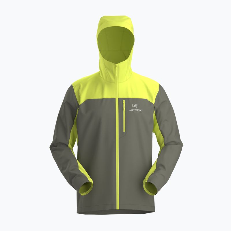 Arc'teryx Squamish Hoody férfi széldzseki zöld/sárga X000007411011 4