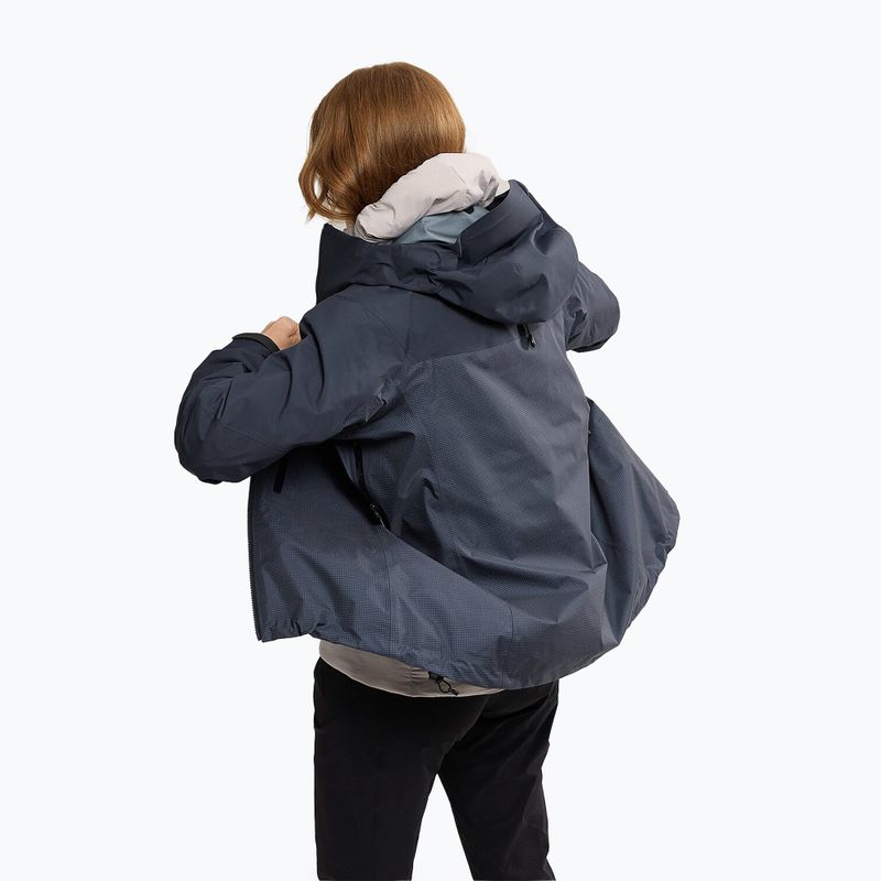 Arcteryx Alpha black sapphire női esőkabát 3