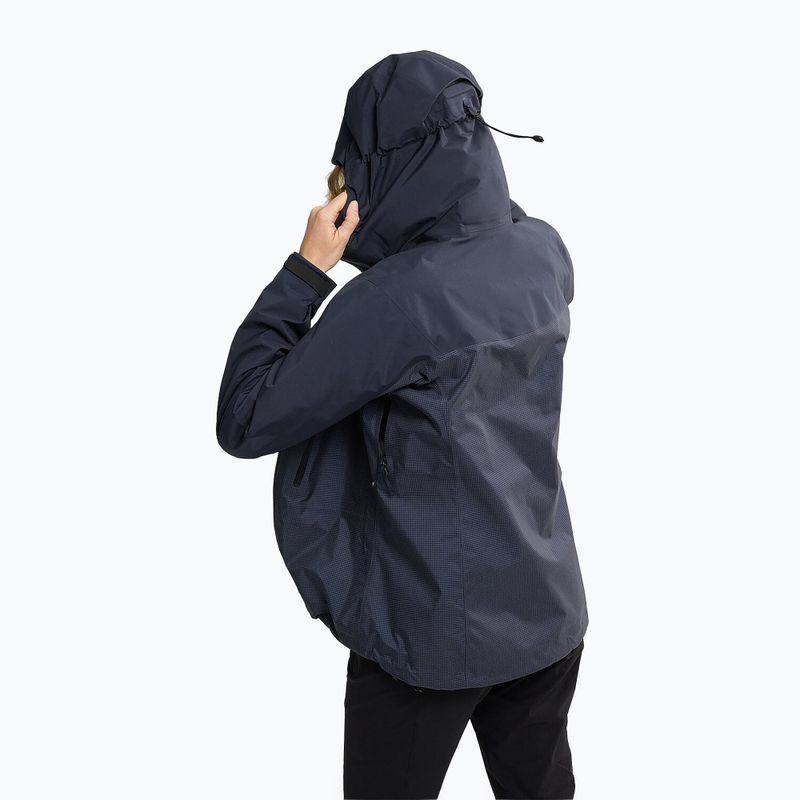 Arcteryx Alpha black sapphire női esőkabát 5