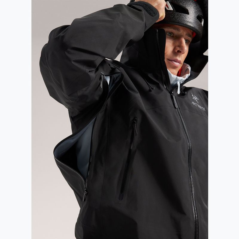 Férfi Arcteryx Beta AR esőkabát fekete 6