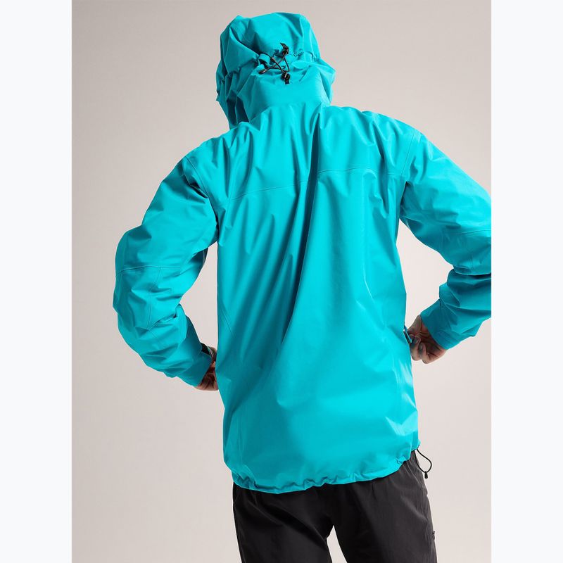 Férfi Arc'teryx Beta AR kék tetra esőkabát 2