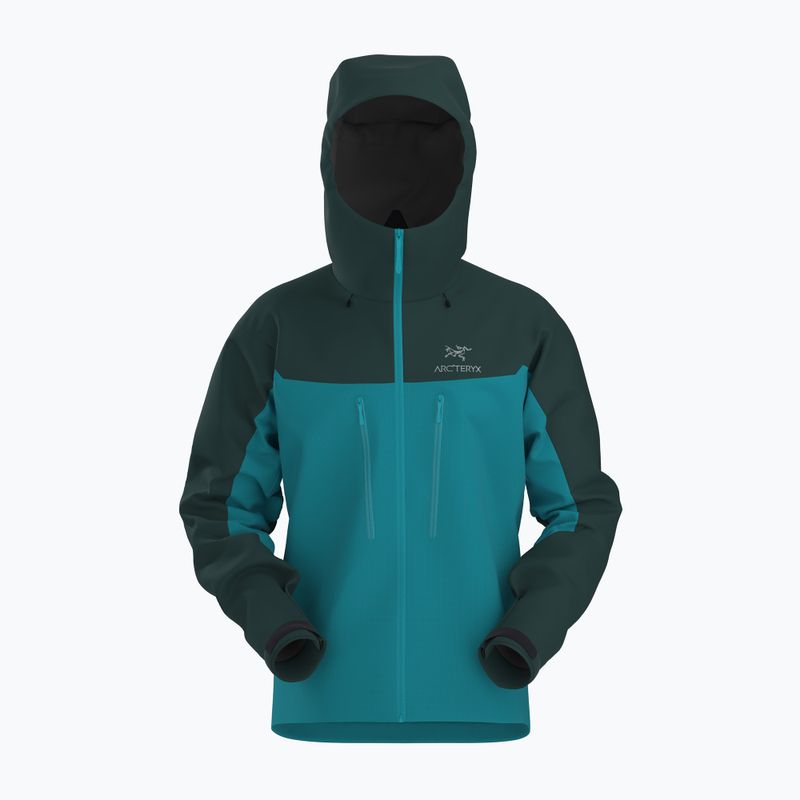 Férfi Arcteryx Alpha kék tetra/pytheas esőkabát 8
