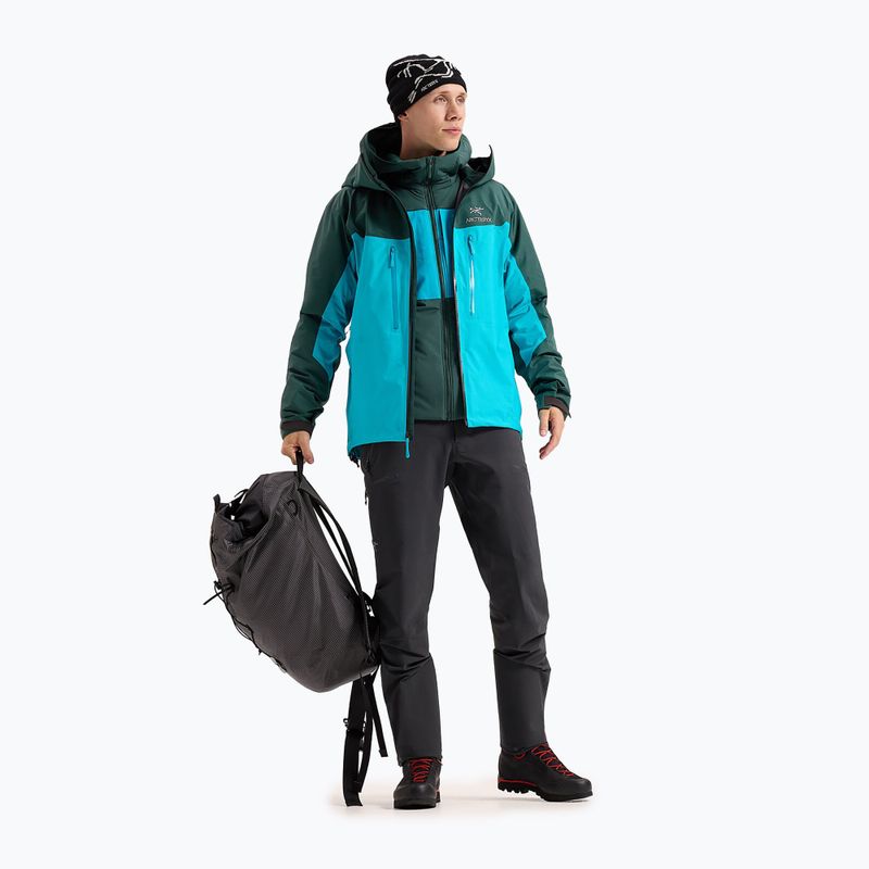 Férfi Arcteryx Alpha kék tetra/pytheas esőkabát 2