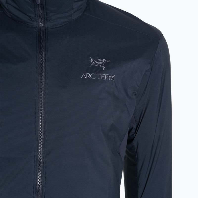 Férfi Arcteryx Atom Hoody szigetelt kabát fekete zafír 7