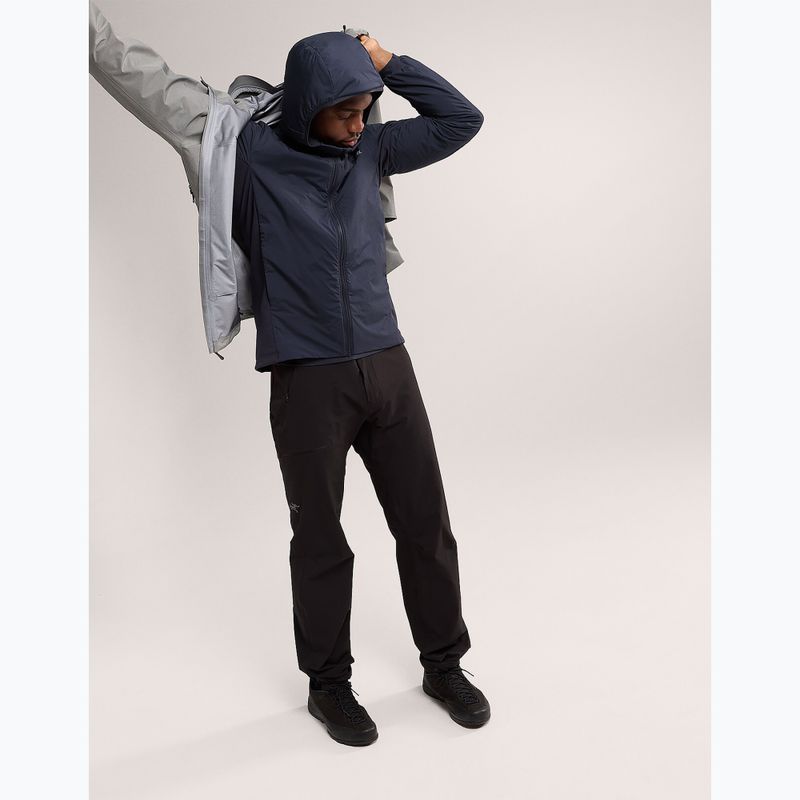 Férfi Arcteryx Atom Hoody szigetelt kabát fekete zafír 2