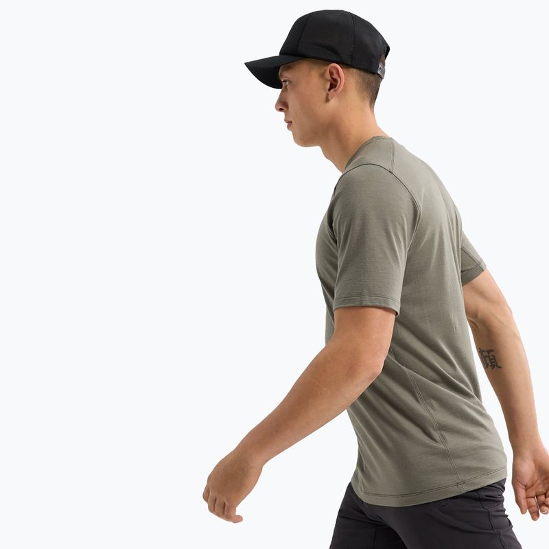 Férfi póló Arcteryx Ionia Merino Wool Arc'Word Logo forage 5