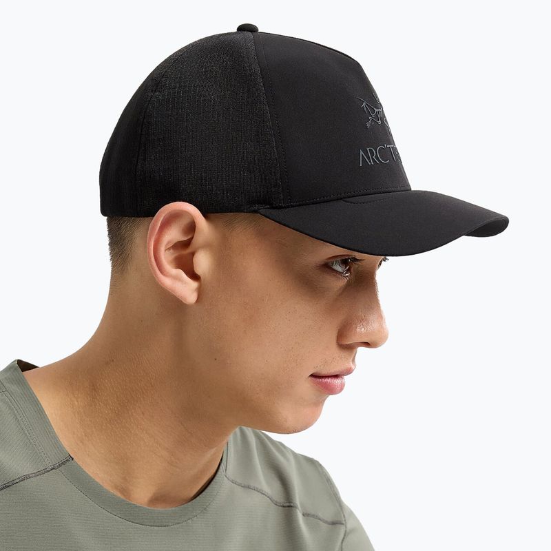 baseball sapka Arcteryx Bird Word Trucker Curved black/graphite 4