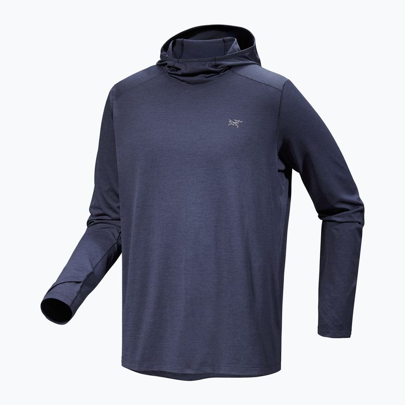 Férfi Arc'teryx Cormac Hoody fekete zafírkék pulóver 7