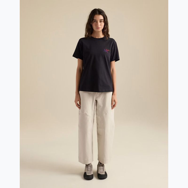 Női póló Arcteryx Kragg Cotton Little Bird Crew black/multi 2