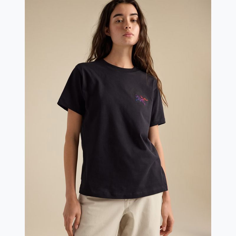 Női póló Arcteryx Kragg Cotton Little Bird Crew black/multi 6