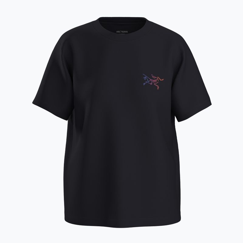 Női póló Arcteryx Kragg Cotton Little Bird Crew black/multi 8