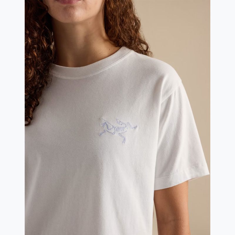 Női póló Arcteryx Kragg Cotton Little Bird Crew white light/white 5