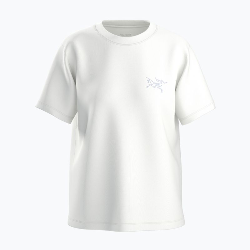 Női póló Arcteryx Kragg Cotton Little Bird Crew white light/white 7