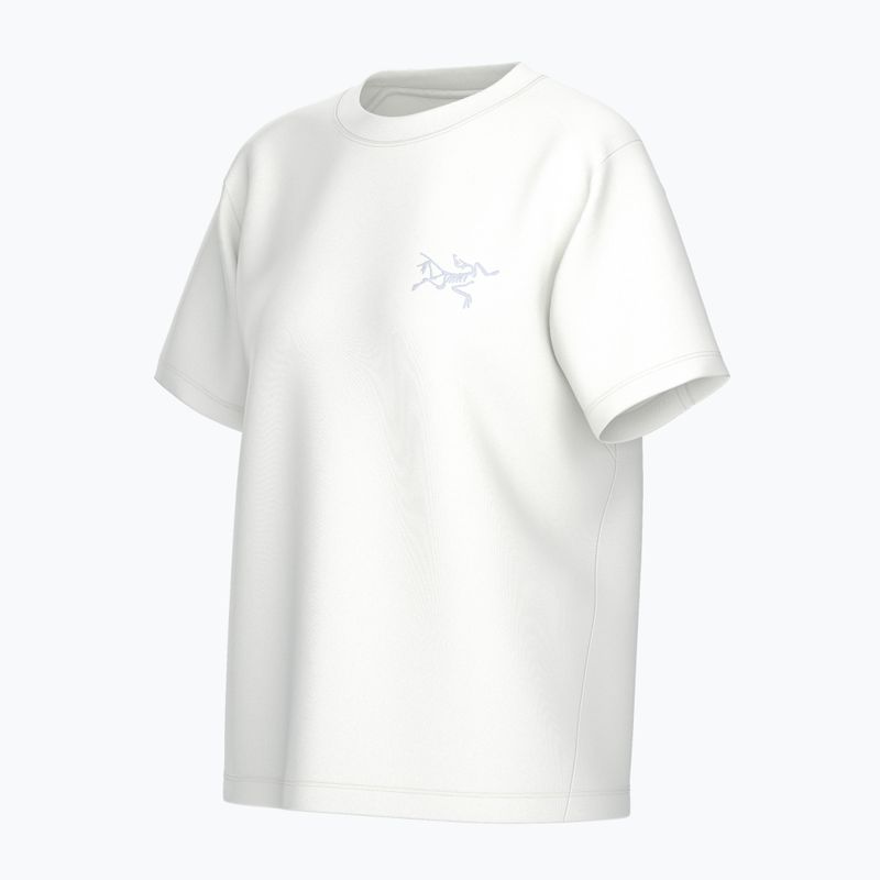 Női póló Arcteryx Kragg Cotton Little Bird Crew white light/white 9