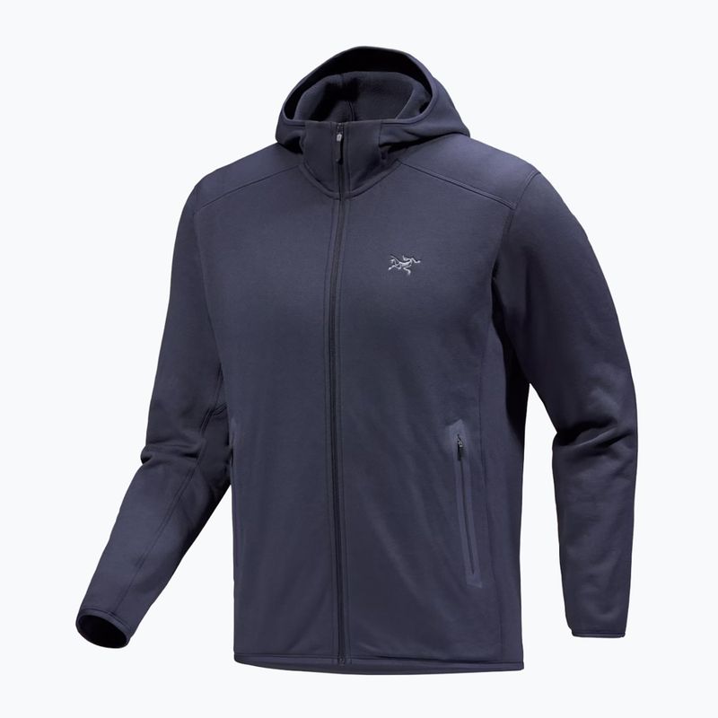 Férfi túrapulóver Arc'Teryx Kyanite Hoody fekete zafír 5