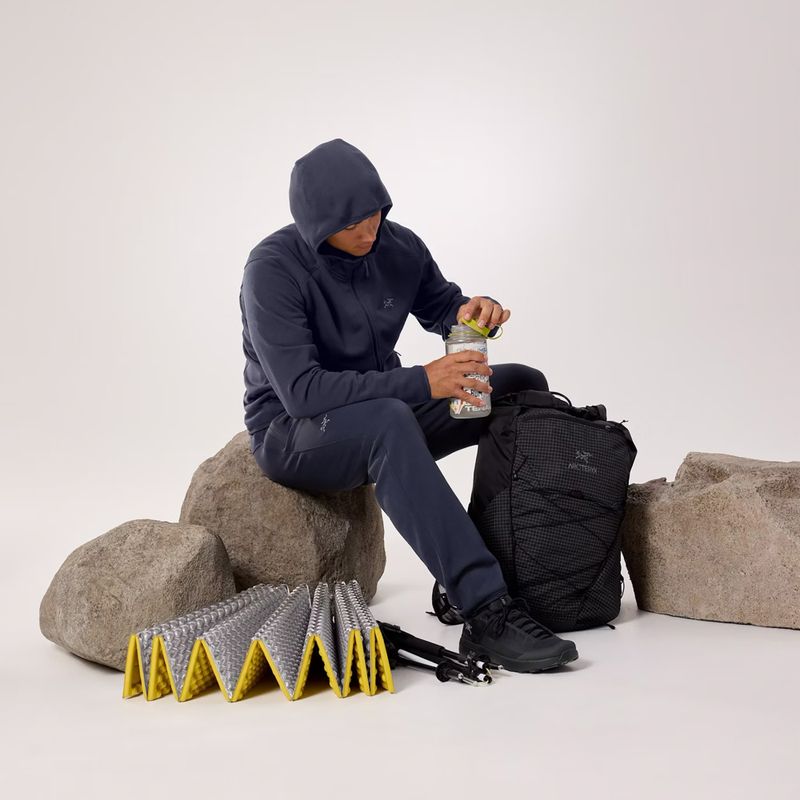 Férfi túrapulóver Arc'Teryx Kyanite Hoody fekete zafír 7