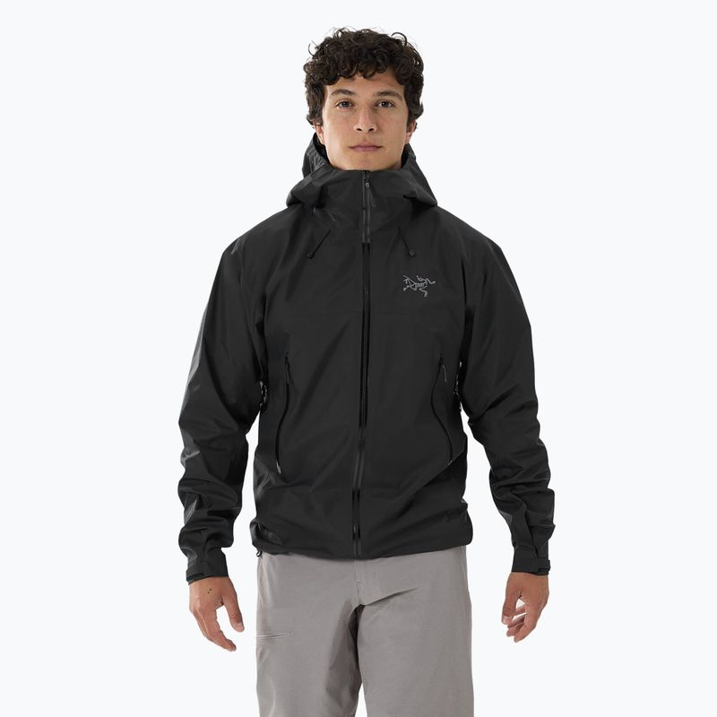 Férfi Arcteryx Beta SL esőkabát fekete