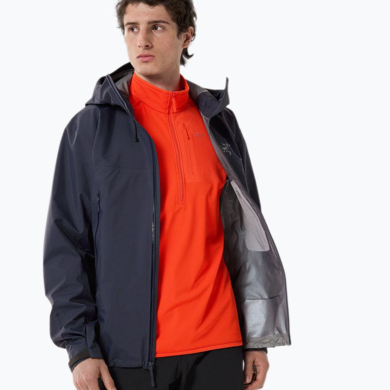 Férfi Arc'teryx Beta SL esőkabát fekete zafír 2