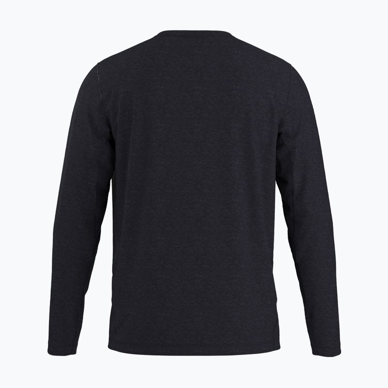 Férfi Arc'teryx Cormac Crew fekete melírozott trekking hosszú ujjú póló 6