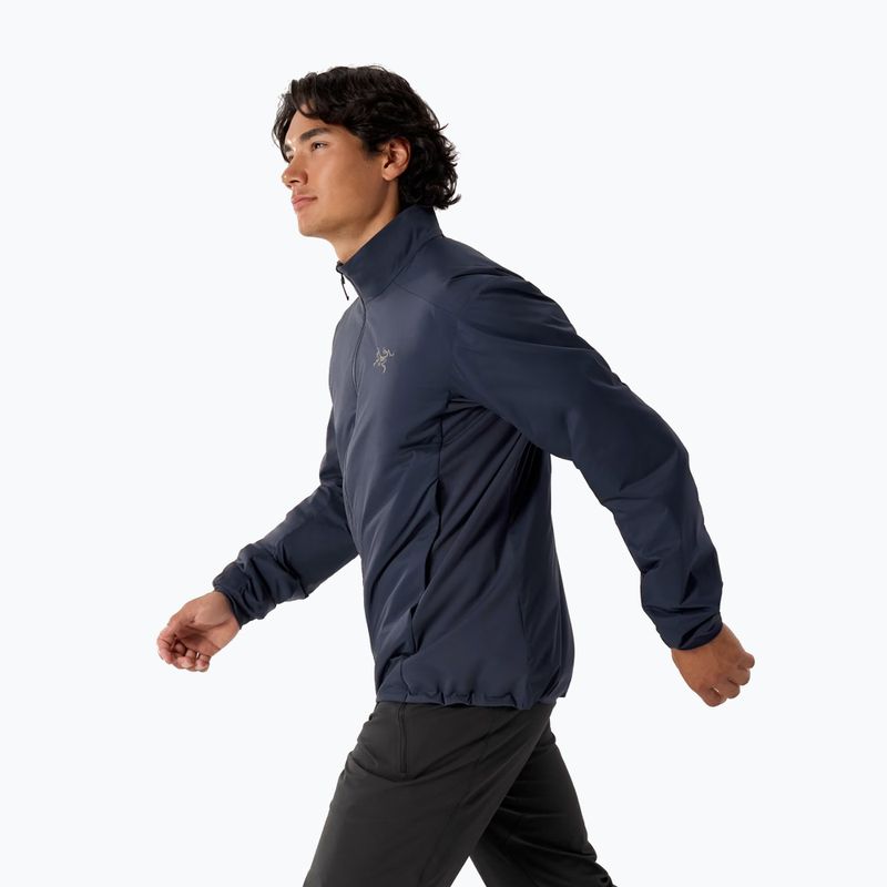 Férfi bélelt dzseki Arcteryx Atom fekete zafír 3