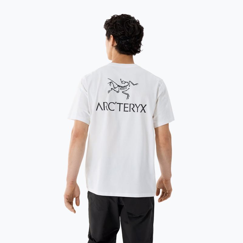 Férfi póló Arcteryx Kragg Sl Cotton Bird Word white light/black 3
