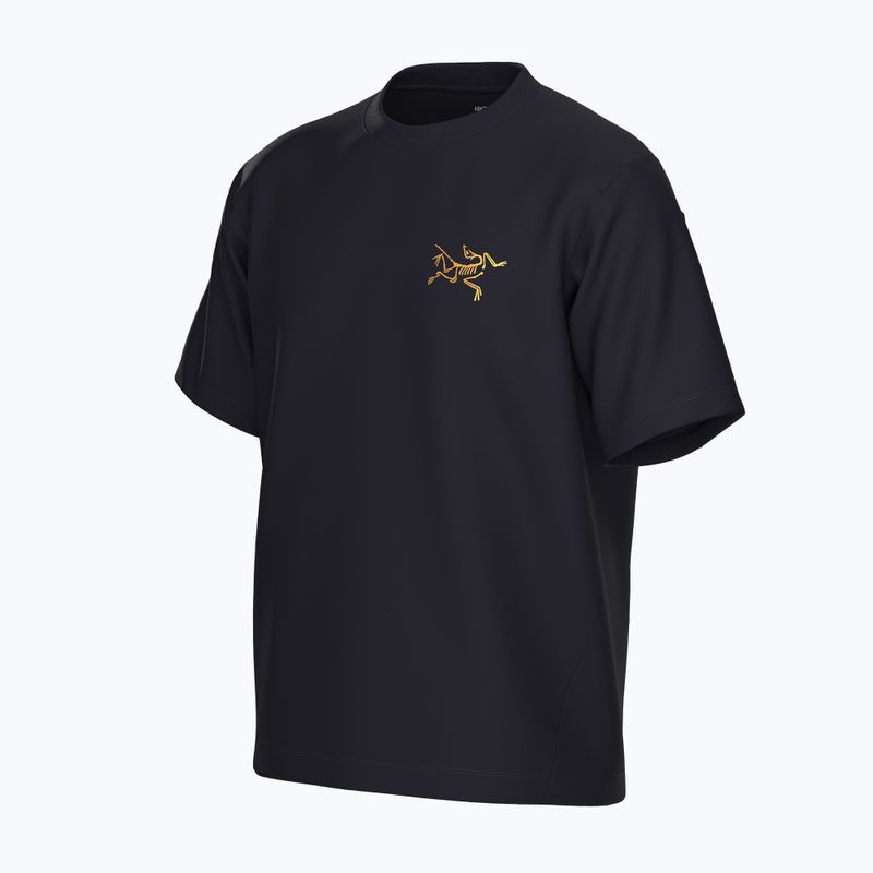 Férfi Arcteryx Kragg Cotton Logo póló 24k fekete 3