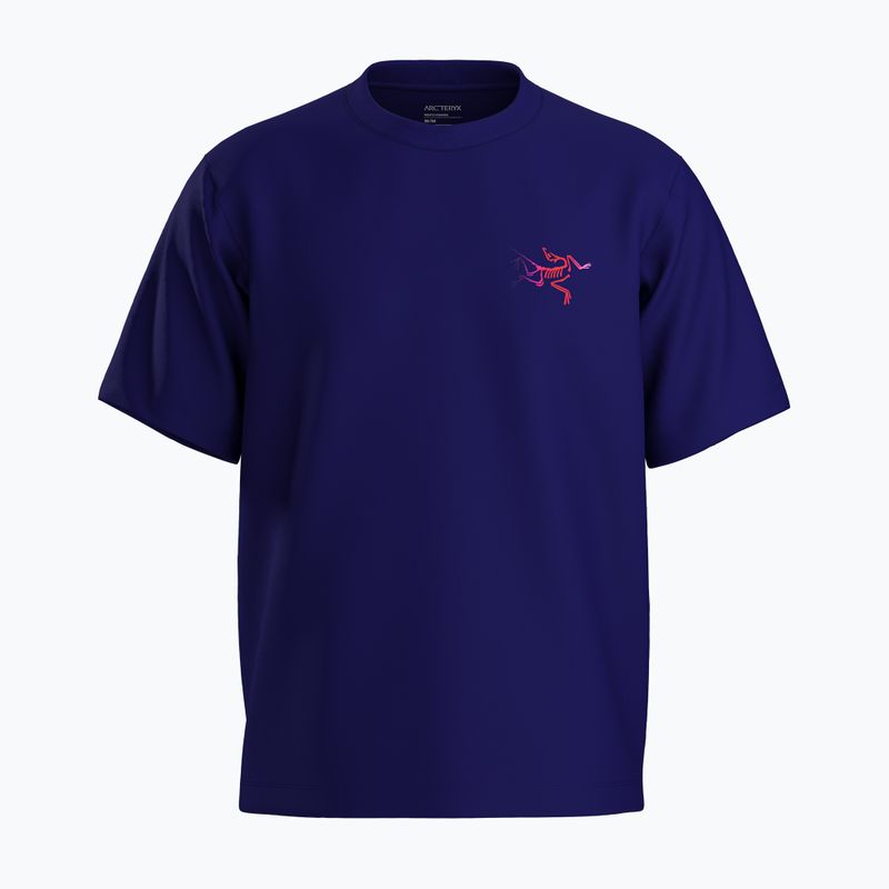 Férfi Arc'teryx Kragg Cotton Logo soulsonic / dynasty póló pamut póló