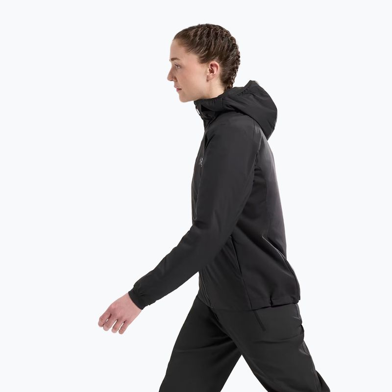 Női bélelt dzseki Arc'teryx Atom Hoody fekete 3