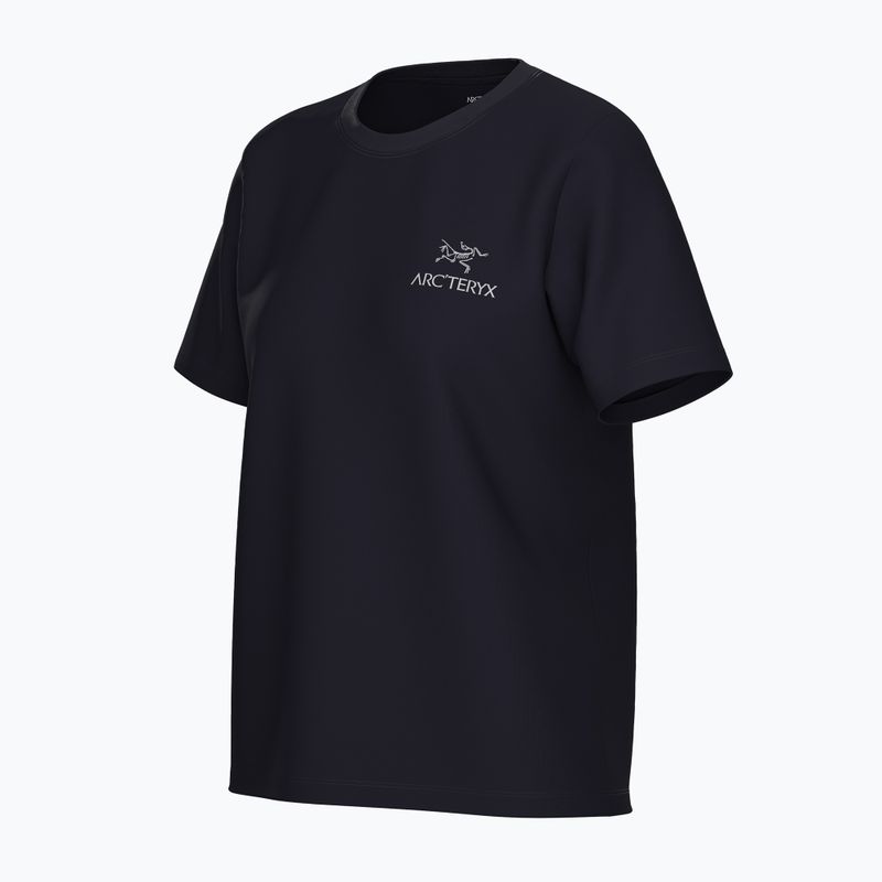 Arcteryx női Kragg Sl Cotton Emblem Crew női póló fekete 3
