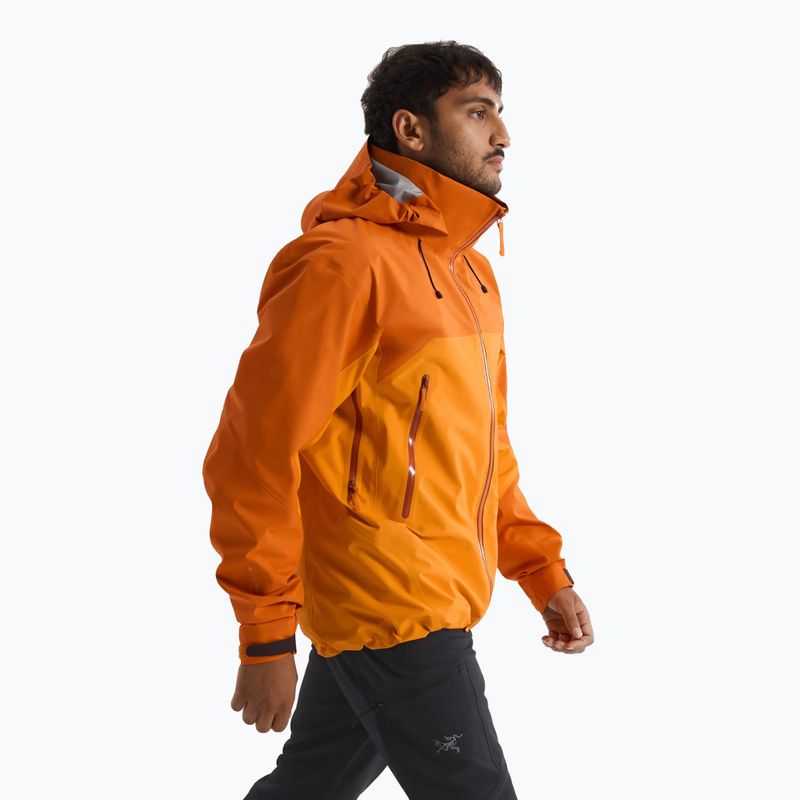 Férfi esőkabát Arc'teryx Beta AR réz ég/blaze 3