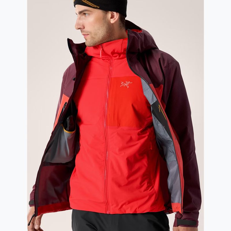 Férfi Arcteryx Alpha mars/dynasty esőkabát 4