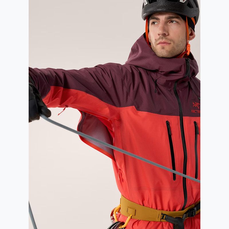 Férfi Arcteryx Alpha mars/dynasty esőkabát 11