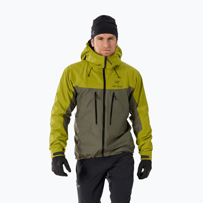 Férfi esőkabát Arc'teryx Alpha olive moss/tatsu