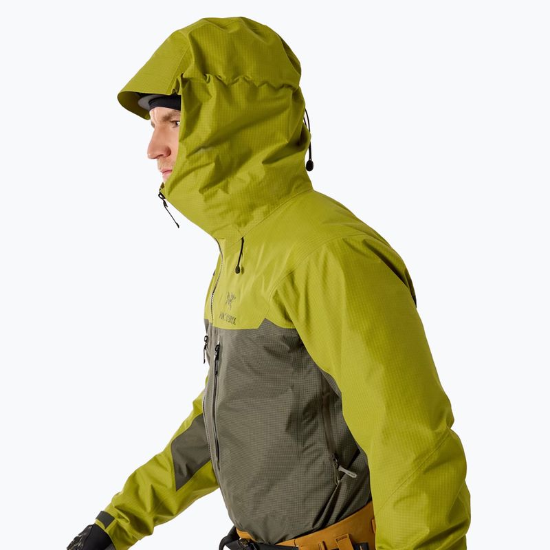 Férfi esőkabát Arcteryx Alpha olive moss/tatsu 5