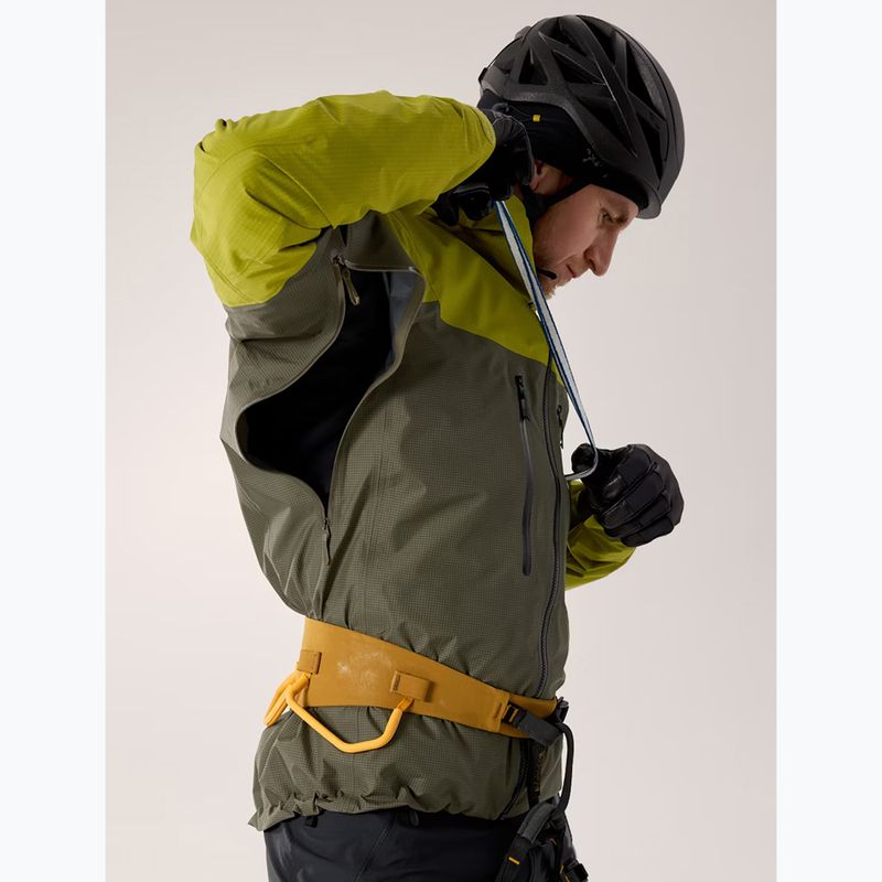 Férfi esőkabát Arc'teryx Alpha olive moss/tatsu 11