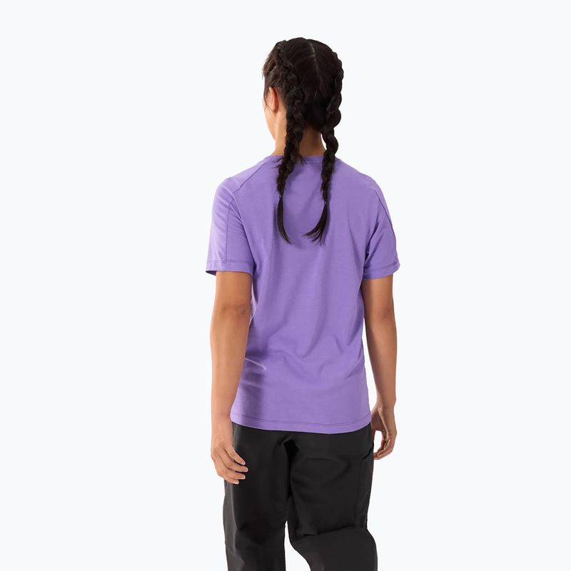 Női póló Arc'teryx Kragg Sl Cotton Emblem Crew aszter 3