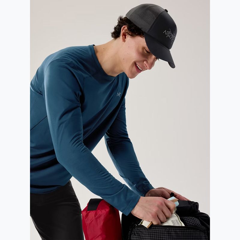 Férfi Arc'teryx Cormac Crew hosszú ujjú túrapóló nightscape heather színben 4