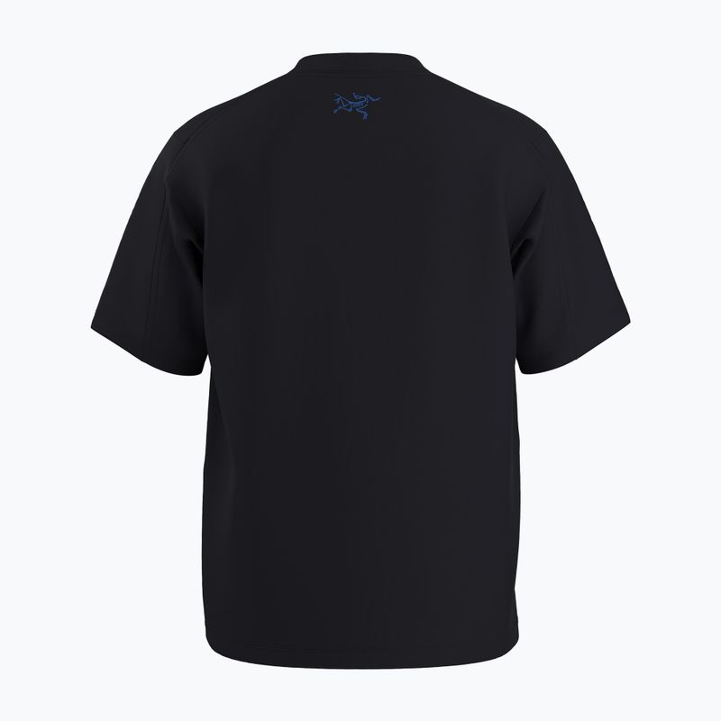 Férfi póló Arcteryx Kragg Cotton Lithographica fekete 2