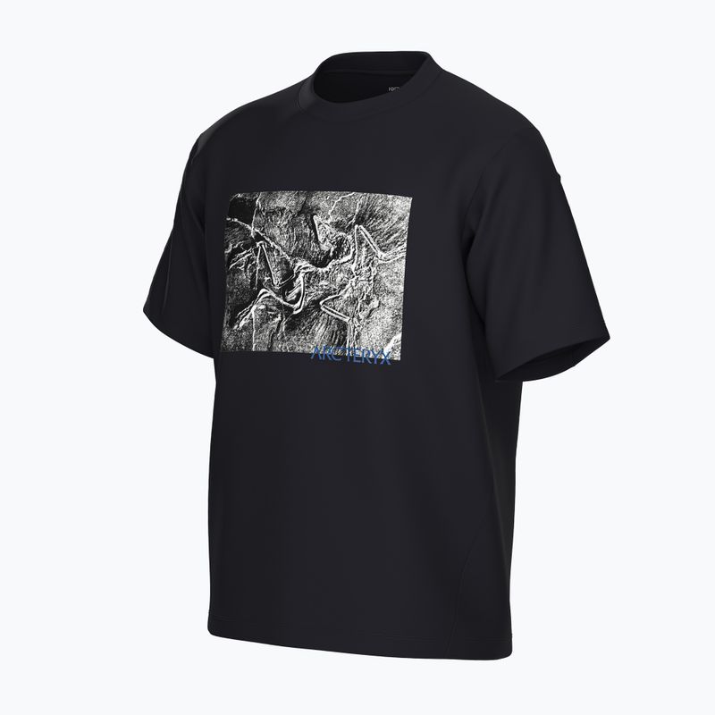 Férfi póló Arcteryx Kragg Cotton Lithographica fekete 3