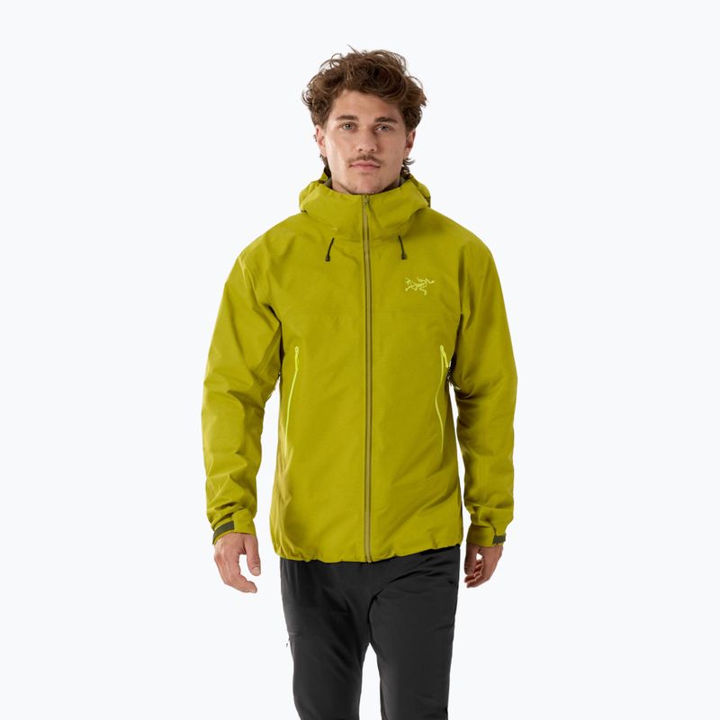 Férfi esőkabát Arc'teryx Beta SL olive moss/euphoria