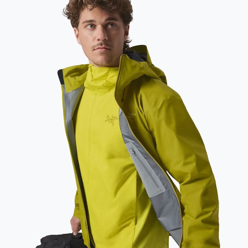 Férfi esőkabát Arc'teryx Beta SL olive moss/euphoria 4