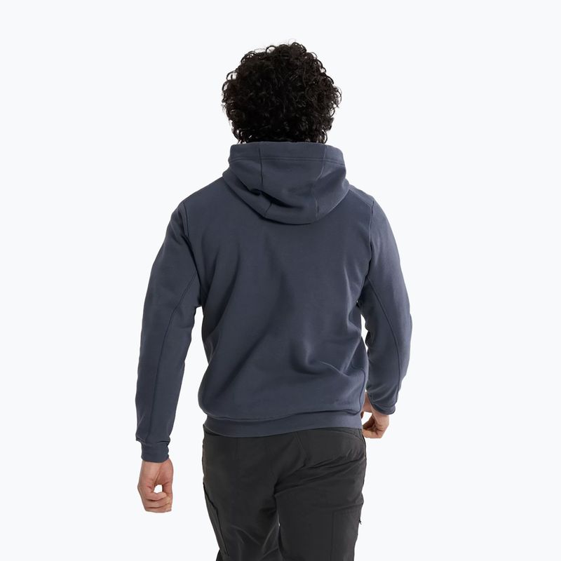Férfi trekking polár pulóver Arc'teryx Emblem Fleece Full-Zip Hoody dark stratus 3