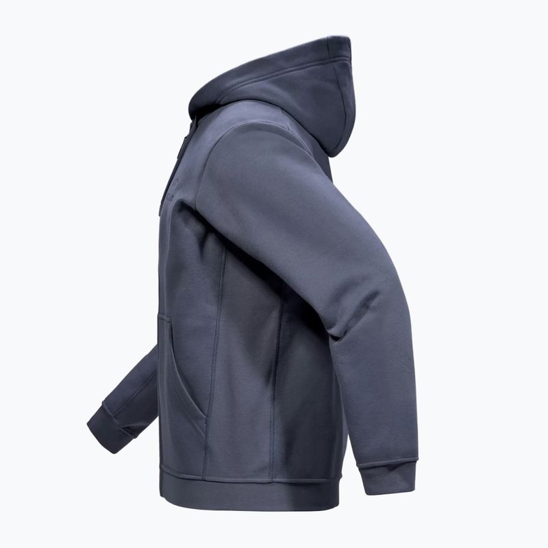 Férfi trekking polár pulóver Arc'teryx Emblem Fleece Full-Zip Hoody dark stratus 7
