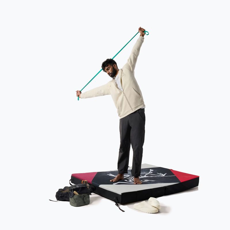 Férfi trekking polár pulóver Arcteryx Emblem Fleece Full-Zip Hoody sea salt 2