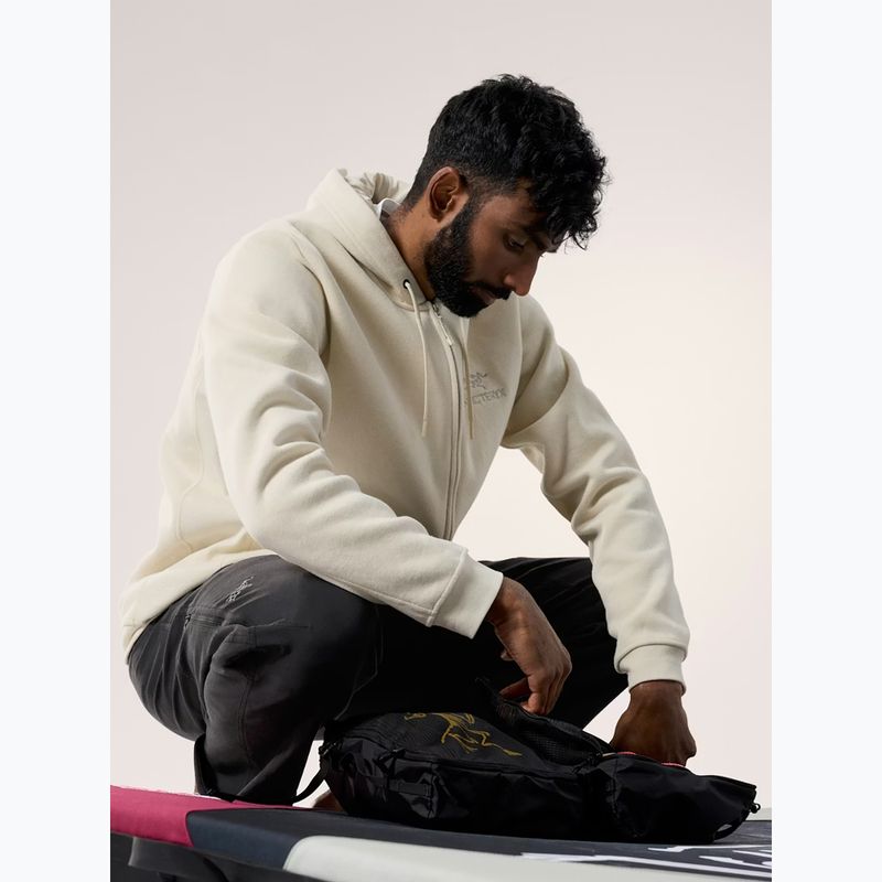 Férfi trekking polár pulóver Arcteryx Emblem Fleece Full-Zip Hoody sea salt 6