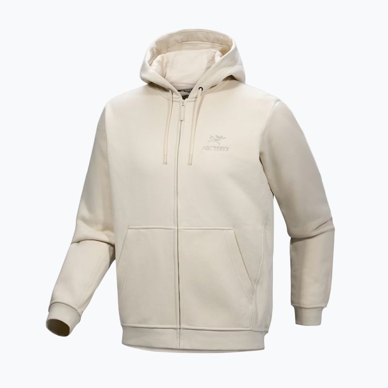 Férfi trekking polár pulóver Arcteryx Emblem Fleece Full-Zip Hoody sea salt 7
