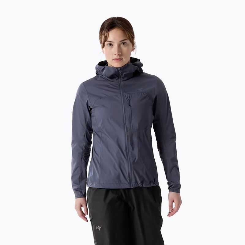 Női szélálló dzseki Arcteryx Squamish Hoody dark stratus