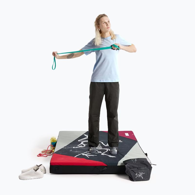 Női póló Arcteryx Kragg Sl Cotton Emblem Crew mallow alpine blue 2